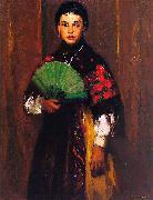 Robert Henri Spanish Girl of Segovia oil painting on canvas